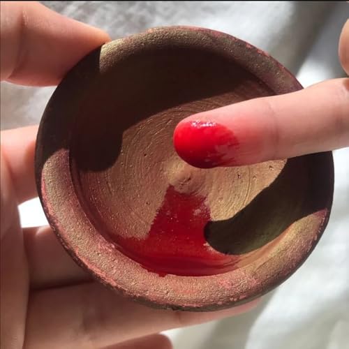 FERIHA Aker Fassi Moroccan Clay Lip & Cheek Stain – Long-Lasting Brick Red Tint, Natural & Buildable Color
