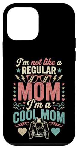 I'm Not Like A Regular Mom I'm A Cool Mom Retro Edgy �X�}�z�P�[�X iPhone 12 mini �p