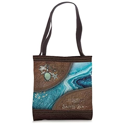 Salty Lil Beach Tote Bag Cover