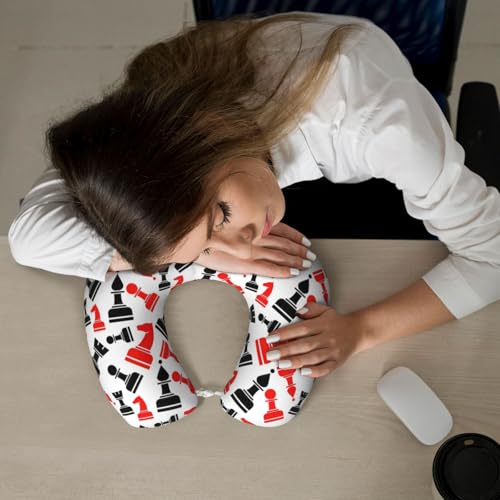 Almohada de espuma viscoelástica cervical tamaño único negra miniatura 7