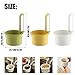 2025 New Faucet Hanging Strainer, Press Automatic Dumping Kitchen Draining Basket, Food Fruit Vegetable Drain Shelf Sink Storage Holder, for Home 、Kitchen (Green)