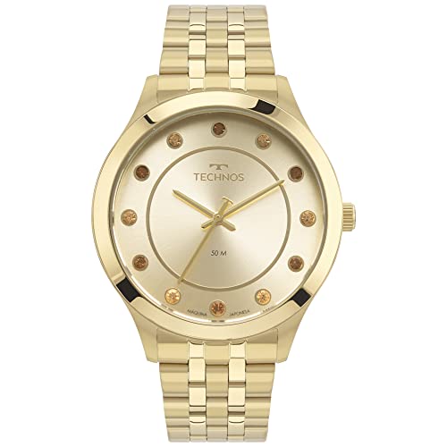 Relógio Technos Feminino Brilho Dourado – 2039DT/1X