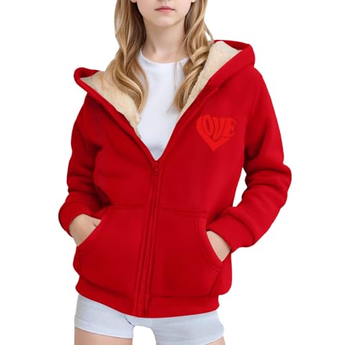 Veste chaude pour fille avec capuche veste d'hiver confortable