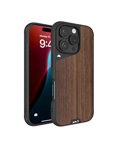 Coque iPhone 16 Pro bois Mous Limitless 6.0 pour le quotidien et outdoor