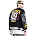Arnodefrance Men Saint Savior Graphic Print Varsity Jacket Vintage Baseball Jackets streetwear Coats