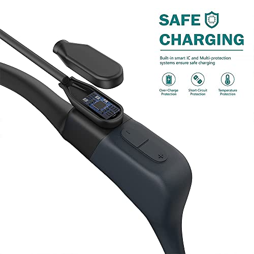 Image of Zitel Magnetic Charging Cable Compatible with AfterShokz Aeropex AS800, OpenComm ASC100SG, OpenRun /Pro /Air /Mini, OpenSwim Pro, OpenComm 2, Aeropex Bone Conduction Headphones