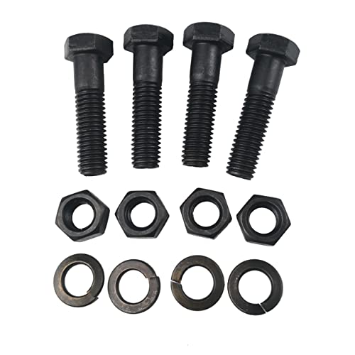 Reysun 864183 8 Ton Bolt On Pintle Hook Hitch Ball Mount With 2 Inch Trailer Ball Combination, Fits For Pintle Mount With Fastner Kit #TOP4