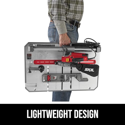 Image of SKIL 3601-02 Flooring Saw with 36T Contractor Blade, Red and black