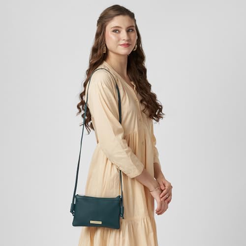 Image of Caprese Nellie Small Crossbody Bag for Women with Adjustable Strap & Zipper Closure for Comfortable Wear | Versatile Handbag for Everyday Use, Travel, and Special Occasions