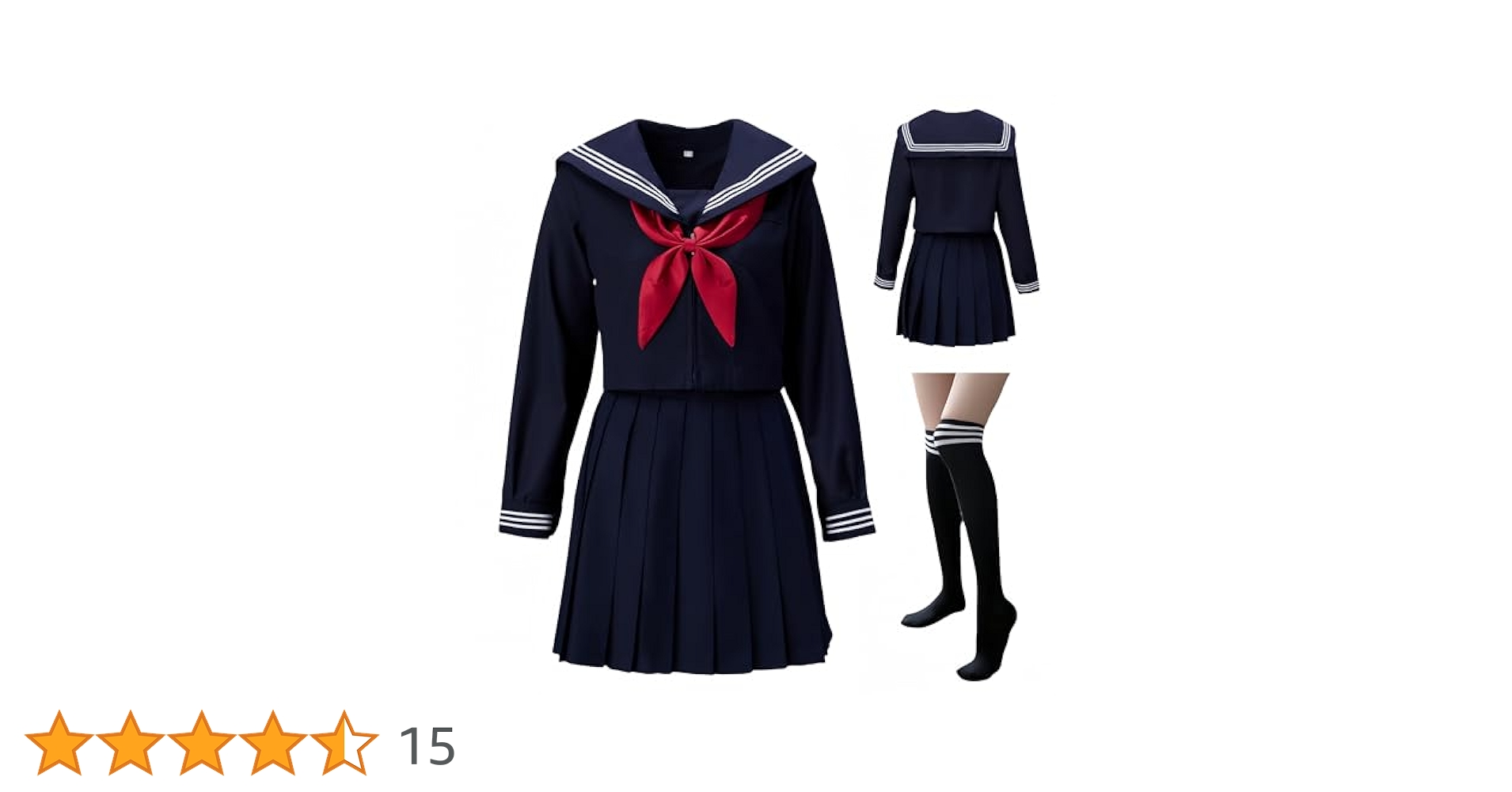 Amazon.co.jp: tsavnpk 和風 セーラー服 セーラー服 3点セット