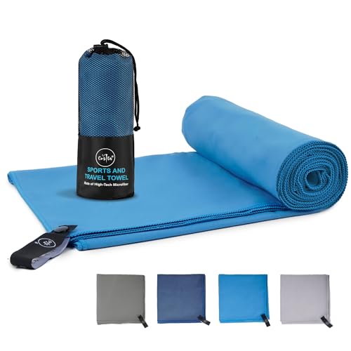 Cozita Mikrofaser-Handtuch, superweich und extrem saugfähig, schnell trocknend, maschinenwaschbar, Mehrzweck-Reisehandtuch, Gym-Handtuch, Strandtuch – Badetuch 40 x 80 cm