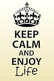 Finitura opaca Targa in metallo 30 x 40 cm Keep Calm and Enjoy Life – DekoNo7
