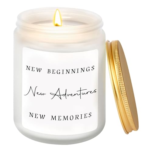 Lemicin New Beginnings Candle Gifts - Gifts for New Job House War...