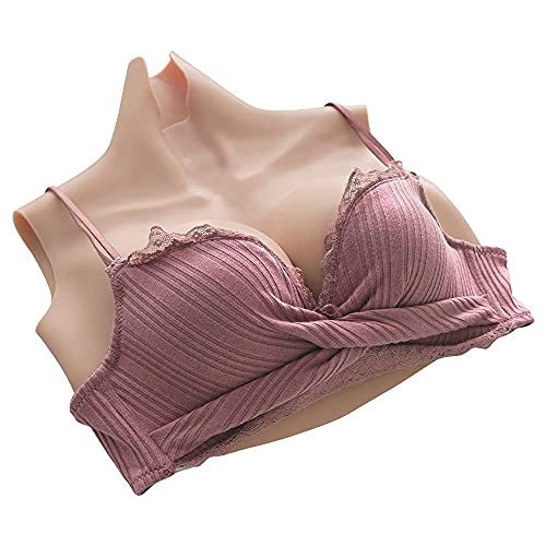 Cyomi Silikon Brüste Brustformen Realistisch Haut Brustplatten Brustprothese künstliche brüste für Crossdresser Transgender Mastektomie - Neue Lightweight Version(No.2-G Cup Baumwolle) Cover