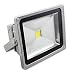 Produktbild MCTECH Grau 50W Warmweiß 2500~3000K LED Fluter Lampe Strahler Scheinwerfer Licht Wasserdicht IP65 4500-5000 Lumen 230V Aluminium (Warmweiß)