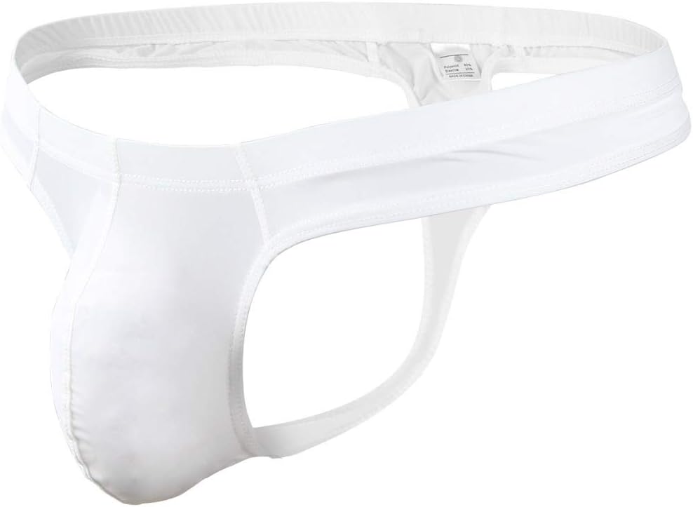 JOCKMAIL Transparent Thongs G Strings Sexy Men Underwear Ice Silk Briefs Men Bikini