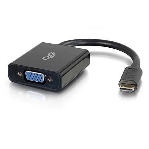 C2G/Cables To Go 41350 HDMI męski na VGA żeński konwerter sieci kluczowej Wtyczka do magistrali VGA Czarny