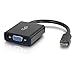 C2G Legrand VGA to HDMI Adapter, Black Adapter Converter Dongle, HDMI Adapter to Use as Adapter Converter, 8 x 0.59 x 1.75 Inches, 1 Count, C2G 41350