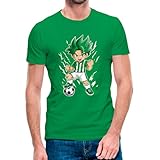Camiseta de Manga Corta Goku Betis 25-26 (11- Camiseta Talla S)(Verde Manga Corta)