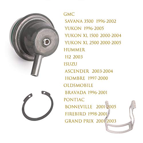 Fuel Injection Pressure Regulator Kits Compatible With Buick Cadillac Chevrolet Gmc Hummer Isuzu Oldsmobile Pontiac Pr203 217-3073 Fp10021 19210686 Fuel Injection Products Fuel Injectors #TOP4