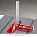Woodpeckers Precision Woodworking Square, 6 Inch, Stainless Steel, USA Made, Feature Packed Square, Self Standing, Shoulder Lip, Scribing Notches