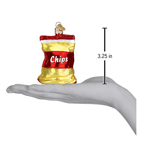 Old World Christmas Bag Of Chips Glass Blown Ornaments For Christmas Tree #TOP4