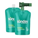 Sunday Pet Patch - Lawn Spots Repair - Repair & Prevent Grass Pet Spots - Easy Hose-On Formula - Covers Up to 2,500 sq ft - 2 Pack - 42 Fl Oz