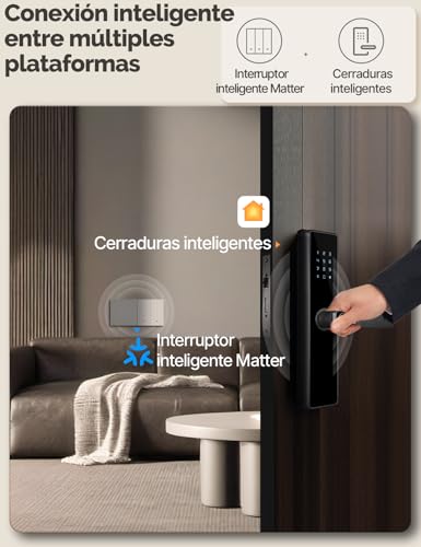Interruptor Matter MOES WiFi con Cable Neutro para Solucionar Conmutación de Luces 4