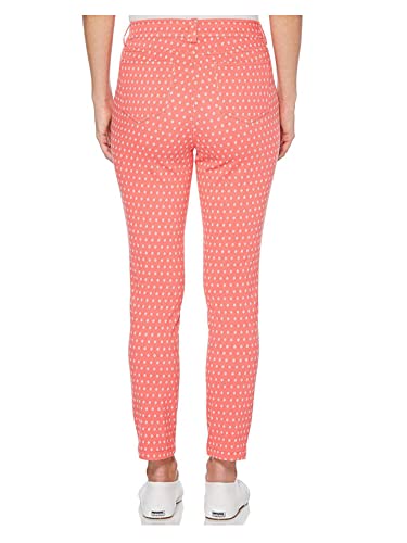 Rafaella Knit Twill Skinny Ankle Pant (6, Calypso Coral)2