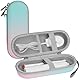 LOPHE Zahnbürsten Etui für Elektrische Zahnbürste, Tragbare Reiseetui mit Zubehör, Travel Essentials (Farbverlauf Blau-Rosa)