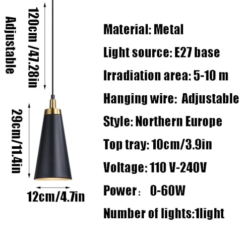 Lámpara de araña E27 accesorios de iluminación de techo para sala moderna 6