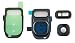 Produktbild ICONIGON Ersatz für Galaxy S7 (SM-G930F) Kamera-Glas inkl. Rahmen und Kleber (Schwarz)
