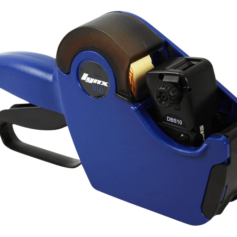 Lynx Lite DBS10-10 Digit Price Gun, with 4,500 Use By Price Labels and Spare Ink Roller