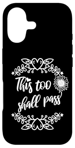 This Too Shall Pass Sign that Says This Too Shall Pass Decor �X�}�z�P�[�X iPhone 17 �p