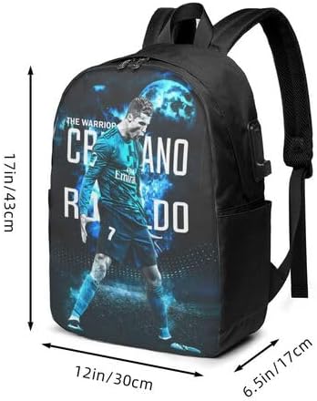 Miniatura 3 de # 7 Mochilas para adultos Bolsa portátil Bolsa de libros Usb Mochila 17 pulgadas para diario