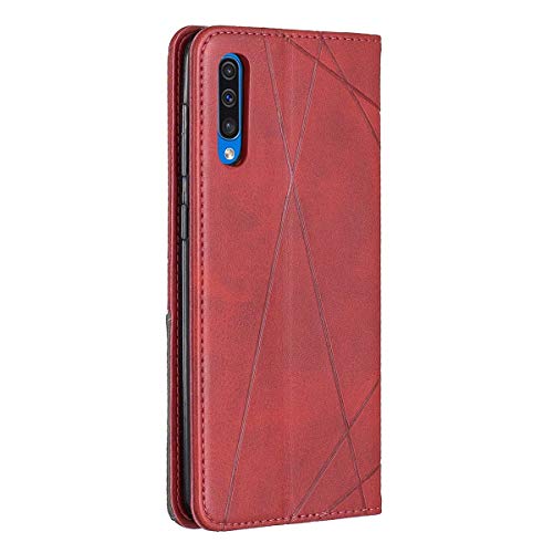 EUDTH capa para Galaxy A50, capa flip de couro carteira magnética com compartimento para cartão e su