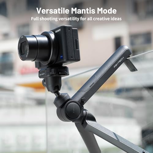 Trépied flexible PGYTECH MANTISPOD 2.0, mini caméra vlog noire - 3
