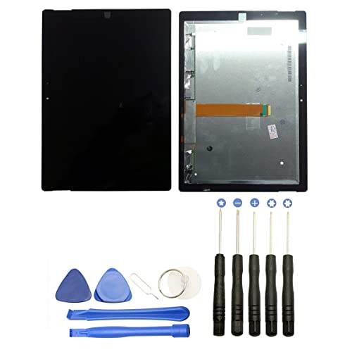 JUANIO Pantalla Completa: Vidrio + LCD Compatible con Microsoft Surface 3 1645 1657 10.8' Negro