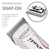 EHASO AESCULAP Profi Hundeschermaschine Set Durati Speed mit Scherk. 1,5 mm + Hundenapf + Aufschiebekammset