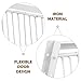 OUNONA 10.2in/26cm Pigeon Cage Door Birdcage Door One Way Entrance Door Bird T Trap Birdcage Iron Wire Trap Door for Racing Pigeon Bird Cage Breeding Supply Racing - White