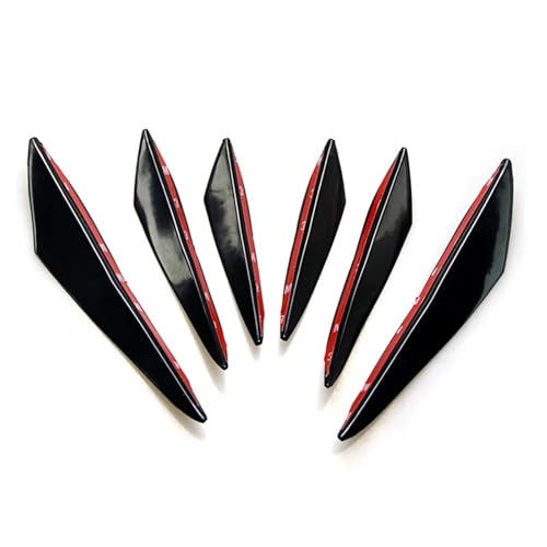Lèvre de protection lot de 6 ailerons décoratifs pour diffuseur de voiture