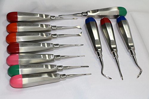 New German 11 Ea Dental Elevators Extraction Extracting Dental Instruments #TOP3