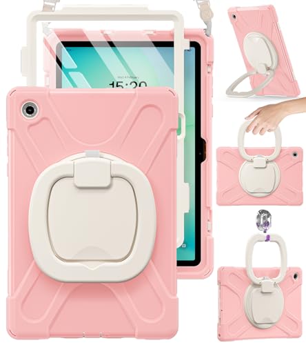 BRAECN Case for Samsung Galaxy Tab A11+ Plus - 2025 Sakura Pink