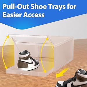 Primezoneclearshoestorageboxesstackablefitussize15xxlargeplasticshoeboxpulloutplasticshoestorage24packshoedisplaycasecleardoorsneakerstorageeasytoassemblewhite Urban Country Home Decor Primezone clear shoe storage boxes stackable fit us size 15 xx large plastic shoe box pull out plastic shoe storage 24 pack shoe display case clear door sneaker storage easy to assemble white urban country home decor