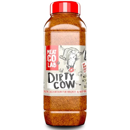 DIRTY COW BEEF BBQ RUB | Maximum Crustal Distortion & Super Bark Power | Perfect for Brisket & Beef Ribs | Fresh Coffee, Javanese Sugar, Chipotle & More | GLUTEN FREE | Unmatched Flavor Force | 1.2kg