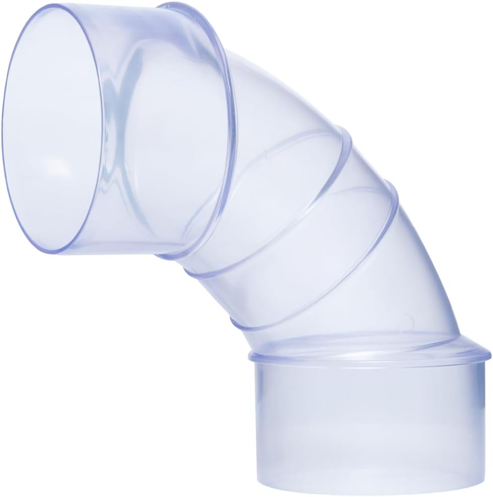 POWERTEC 70107-P2 4" T-Fitting for Dust Collection Hose, 2 PK