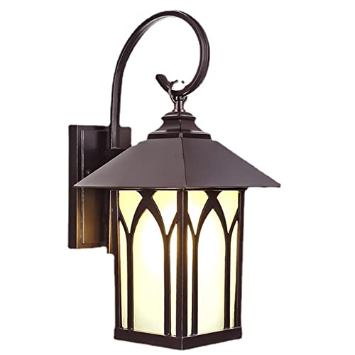 Applique extérieure antirouille luminaire étanche verre dépoli pour mur de garage