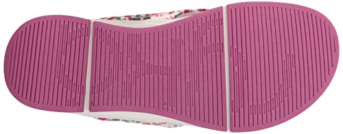 Ryka Women's Timid Sandal, White Floral, 6.5 Wide #TOP3
