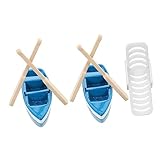 CIYODO 1セットビーチスルチュア装飾 ビーチチェア ボート オールの点 デスクトップやドールハウスになビーチサンドボックスアクセサリー で耐久性のある素材使用