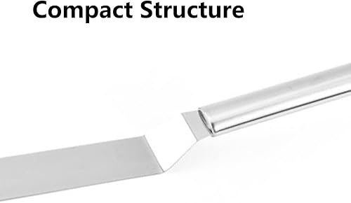 Miniatura 5 de SagaSave Espátula de glaseado en ángulo para tartas, esparcidor de mantequilla, espátulas compensadas para decoración de pasteles, glaseado en